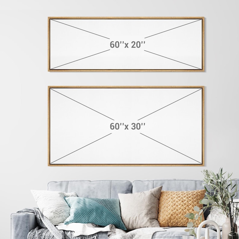 Large Wall Art, Framed Canvas Prints, Black and White Abstract Wall Art