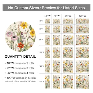 Watercolor Floral Peel and Stick Wallpaper Self Adhesive Removable ...