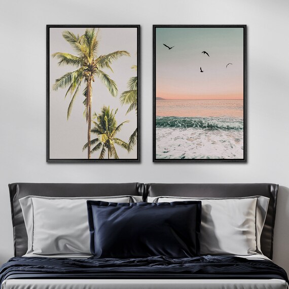 Palm tree/seascape/ジョン バルデッサリ/額装ポスター Palm tree/seascape/ジョン バルデッサリ/額装ポスター 【公式通販】