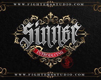 Fuente Sinner, fuente Gangster, fuente Ole English