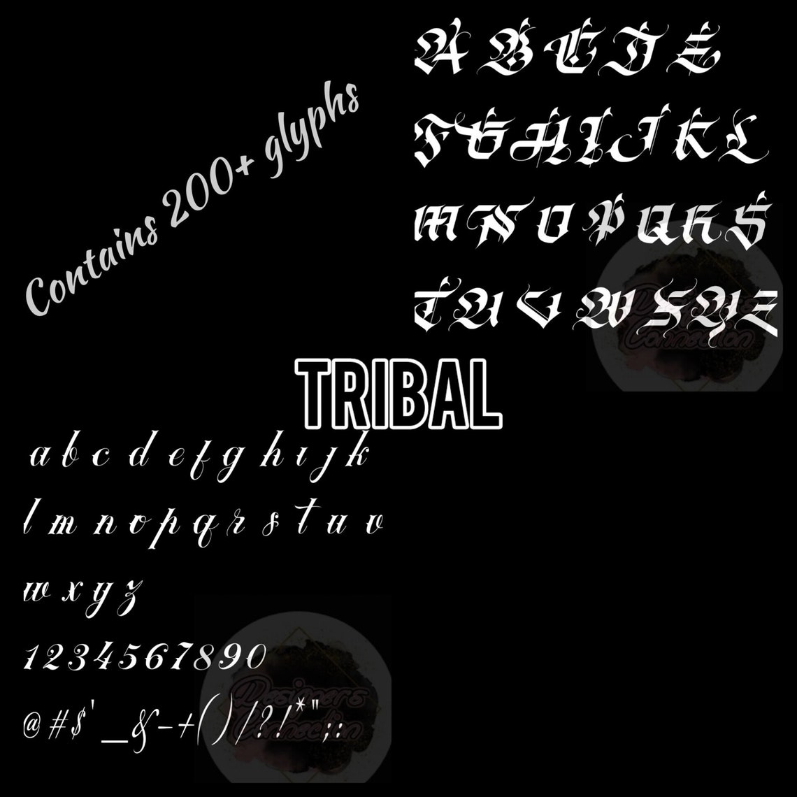 Tribal Font Carpellon Font Old English Font Etsy