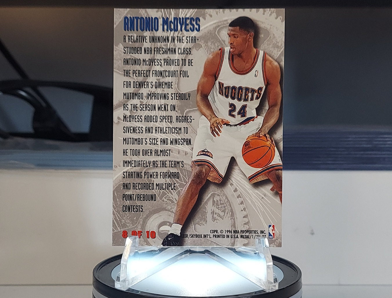 1996-97 Fleer Metal Power Tools #8 Antonio Mcdyess Ungraded - Etsy
