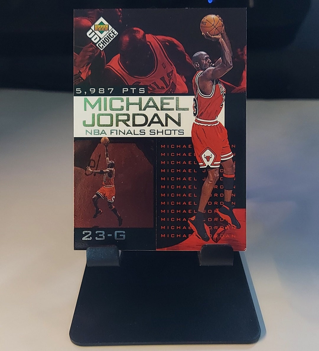 1998 UD Choice Preview NBA Finals Shot #7 Michael Jordan Ungraded