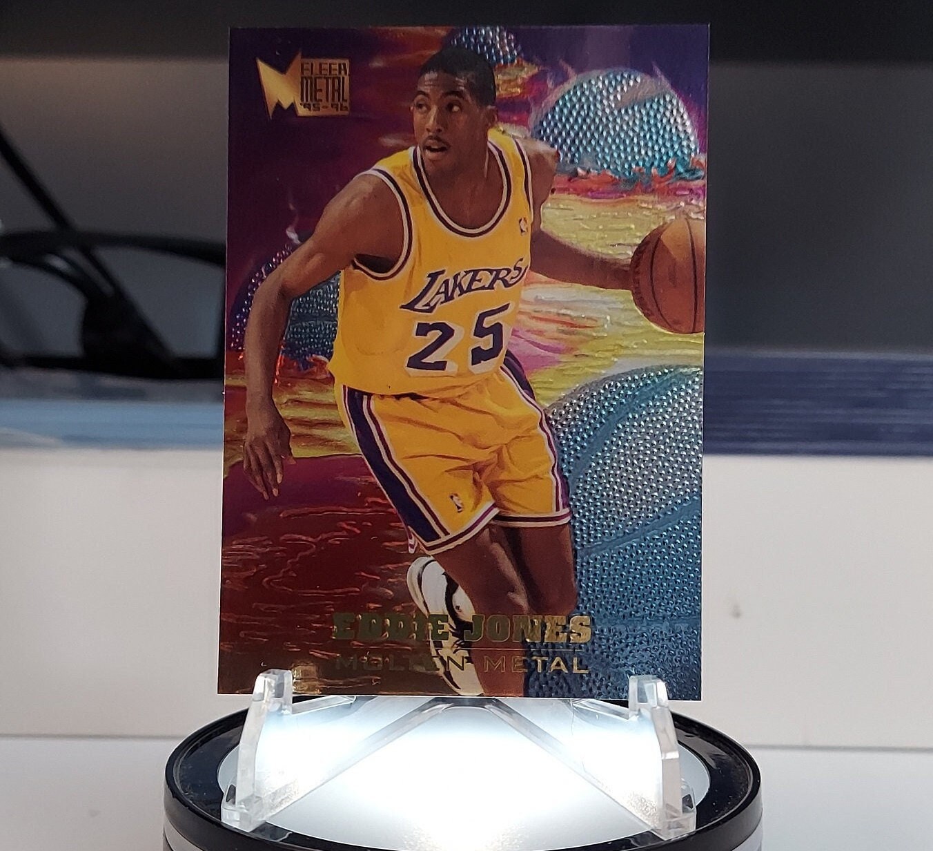 1995-96 Fleer Metal Molten Metal #4 Eddie Jones Ungraded - Etsy 1995-96 Fleer Metal Molten Metal #4 Eddie Jones Ungraded - Etsy