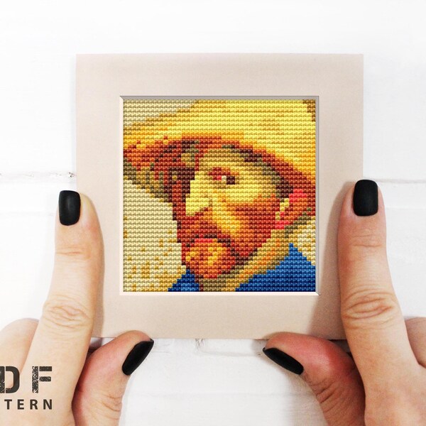 Self Portrait Cross Stitch Etsy