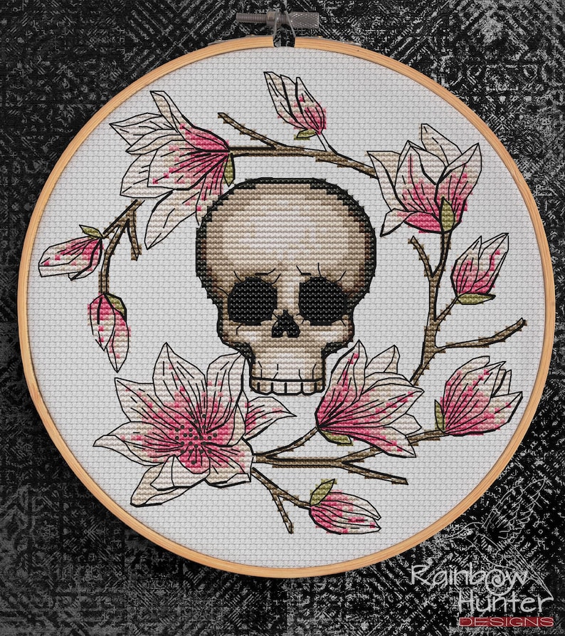 Cross Stitch Skull Pattern PDF Set of 3 Creepy Cute Cross Etsy