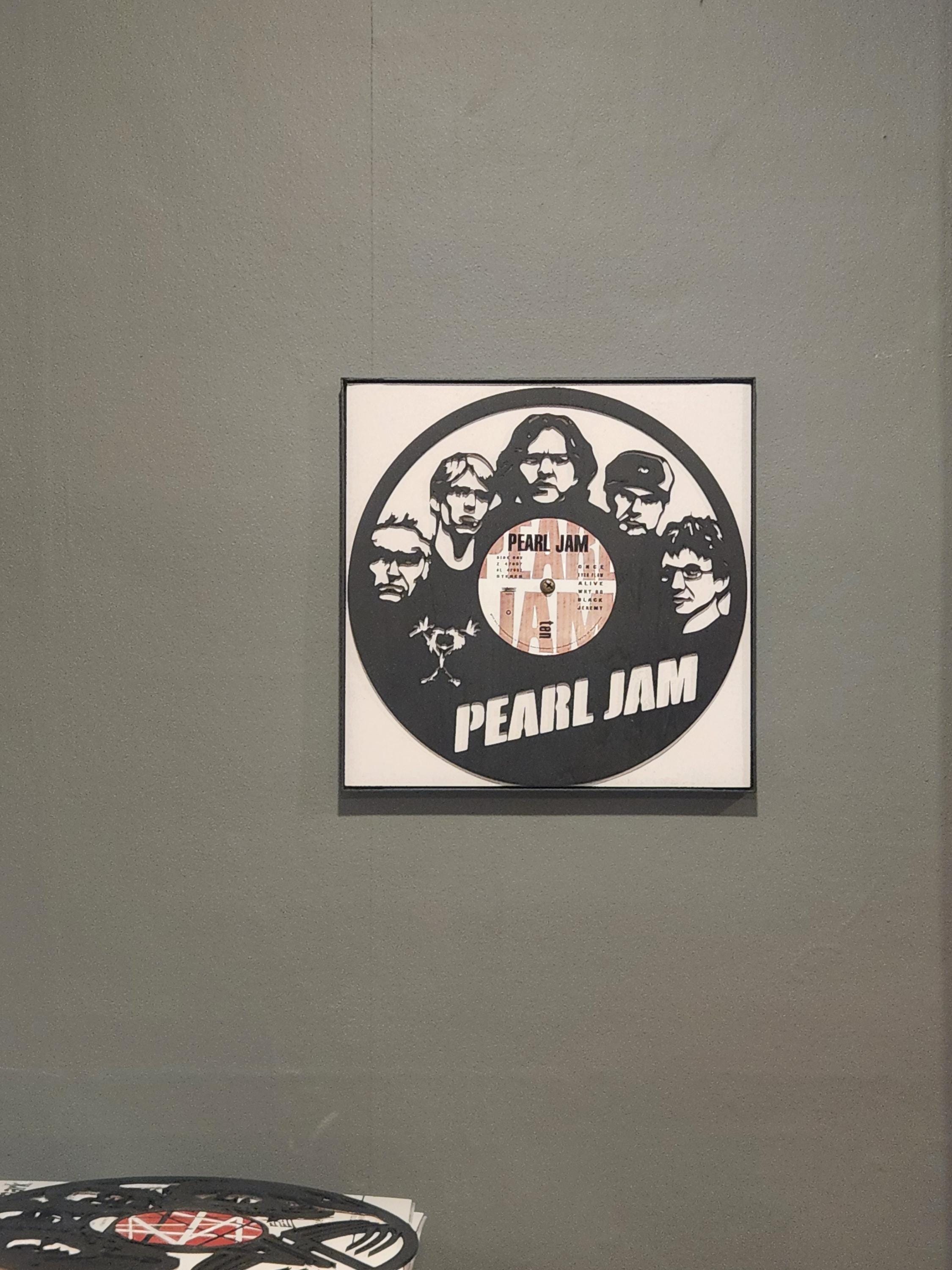 Pearl Jam “ten” Inspired Record Art – Rock Album Wall Decor