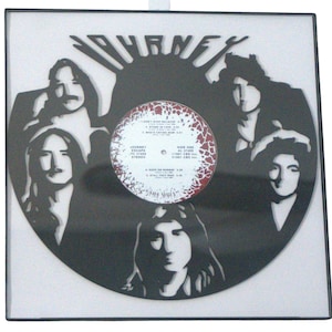 Journey Record Wall Art: Laser Cut Wood & Acrylic Classic Rock Decor
