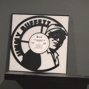 Jimmy Buffett – Margaritaville-Inspired Faux Record Wall Art