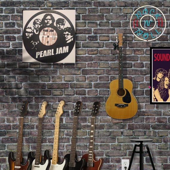 Pearl Jam “ten” Inspired Record Art – Rock Album Wall Decor