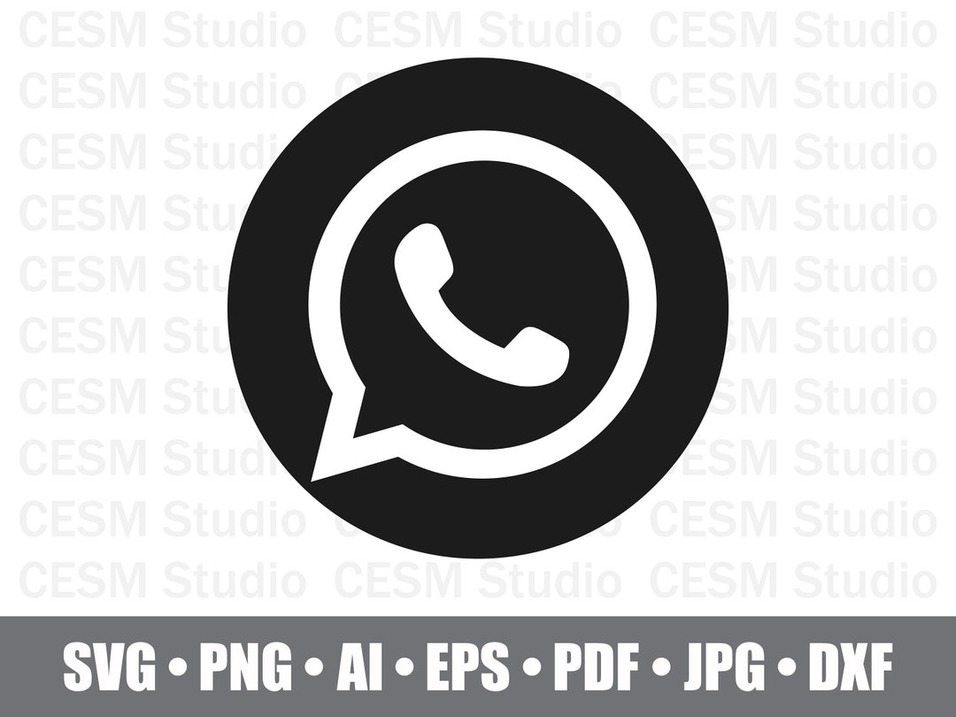Whatsapp SVG Whatsapp SVG Whatsapp PNG Whatsapp Dxf - Etsy