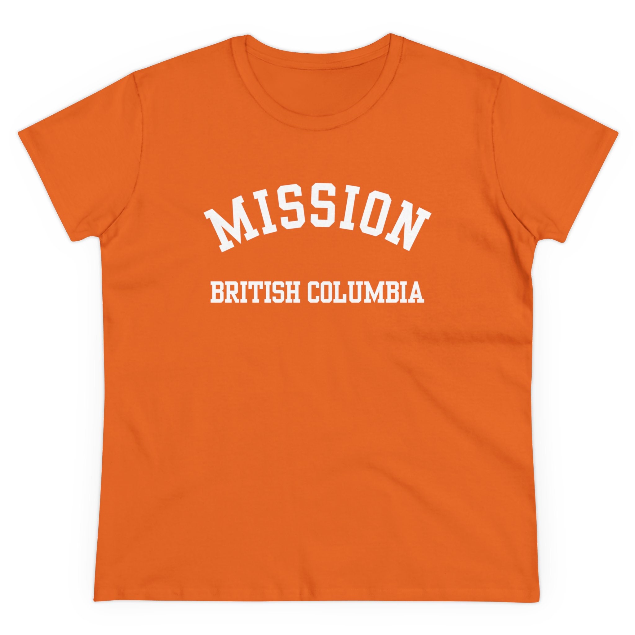 Mission, British Columbia (women's Midweight Cotton Tee