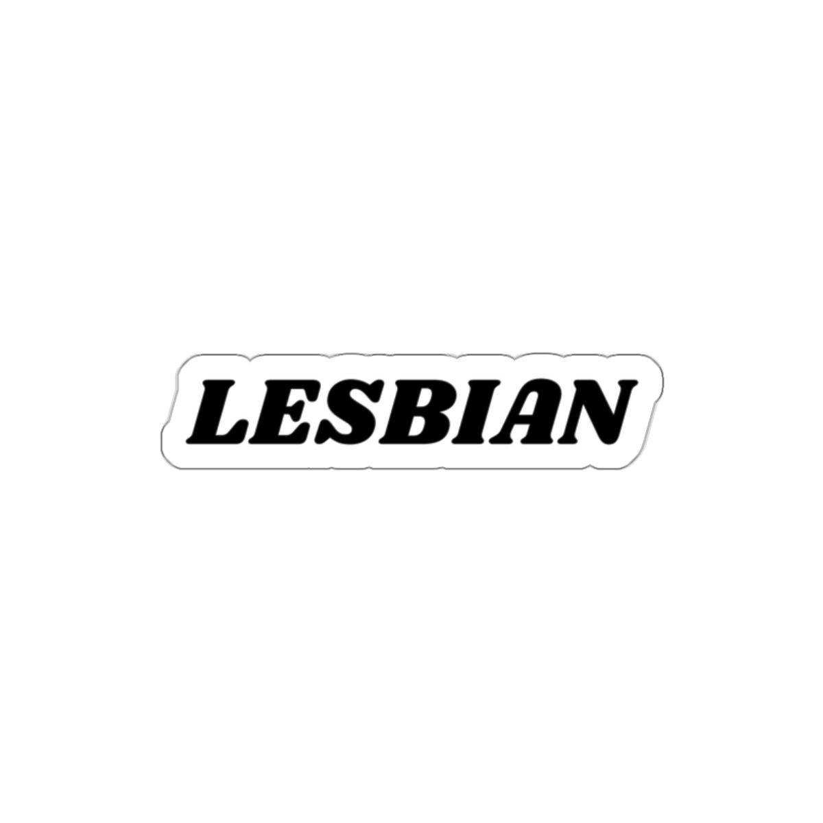 Lesbian (indoor/outdoor Vinyl Die-cut Sticker, 5 Sizes) Wlw
