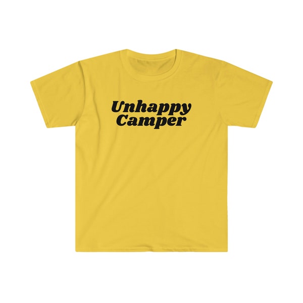 Unglücklicher Camper (Unisex Softstyle T-Shirt)