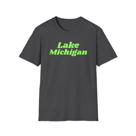Lake Michigan (unisex Softstyle T-shirt) Retro Summer Camp