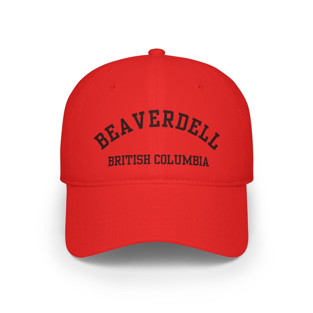 Beaverdell, British Columbia - Black Font (unisex Low Profile Baseball ...