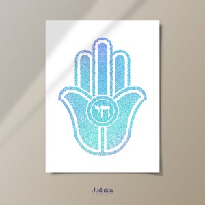 Hamsa #104 | Giclée Fine Art Print | Premium Art Decor | Judaica, by Kennard