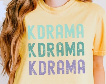 Kdrama Fan Shirt, Funny Korean Drama Crop Top and T-shirt, Kdrama Shirt Birthday Gift
