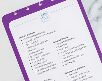 Bingo Inserts for Kdrama Fan Game, Blank Bingo Cards designed for K-Drama Bingo Discbound Journal, Refill and Expansion Pack