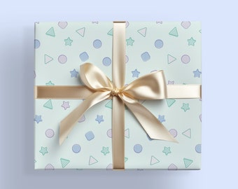 Webtoon Pattern Wrapping Paper for Manhwa/Korean Comics Lovers Gift Wrap