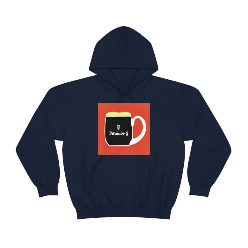 Vintage-Style Guinness Vitamin G Hoodie image 8