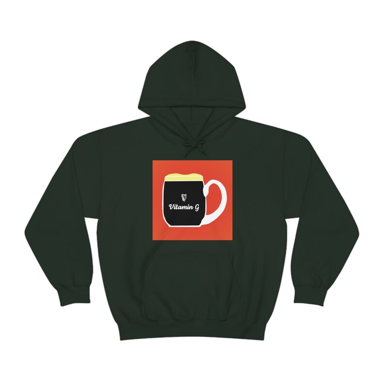 Vintage-Style Guinness Vitamin G Hoodie image 4