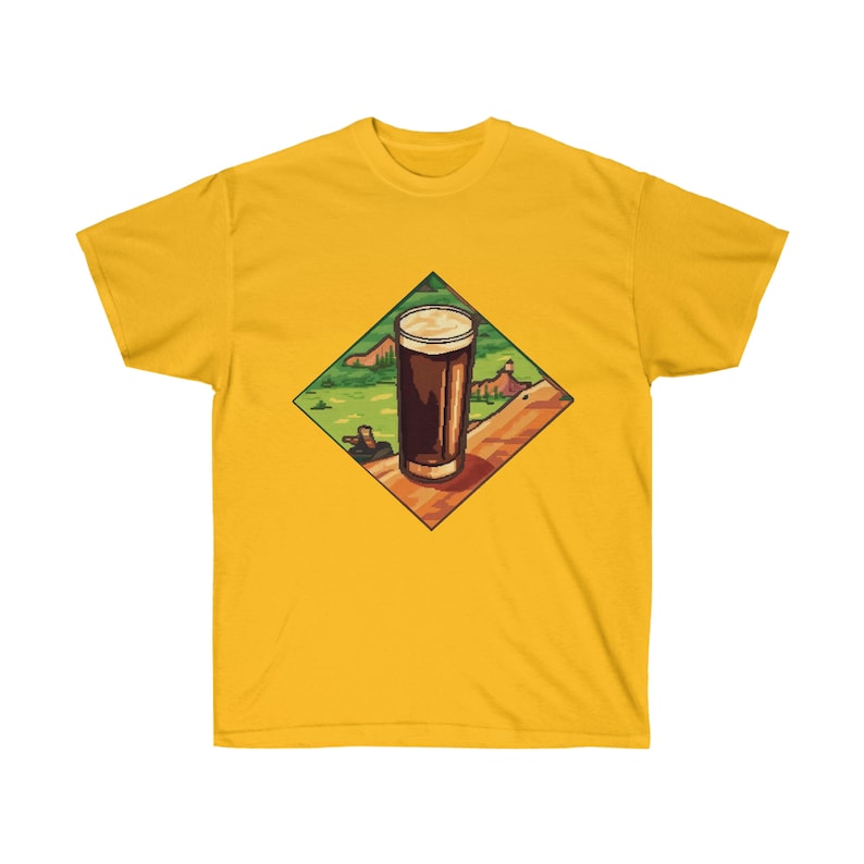 Hand-Stitched Guinness Pint T-Shirt image 4