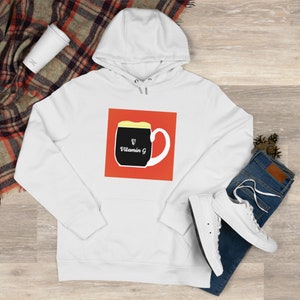 Felpa con cappuccio da birra da uomo, Guinness vintage autentica, patrimonio irlandese, felpa con cappuccio da birra Guinness, felpa con cappuccio irlandese regalo vintage, tendenza maschile, stile retrò immagine 5