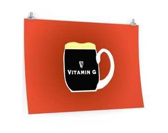 Premium Guinness Vitamin G Poster