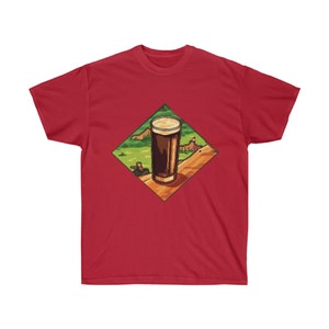 Hand-Stitched Guinness Pint T-Shirt image 1