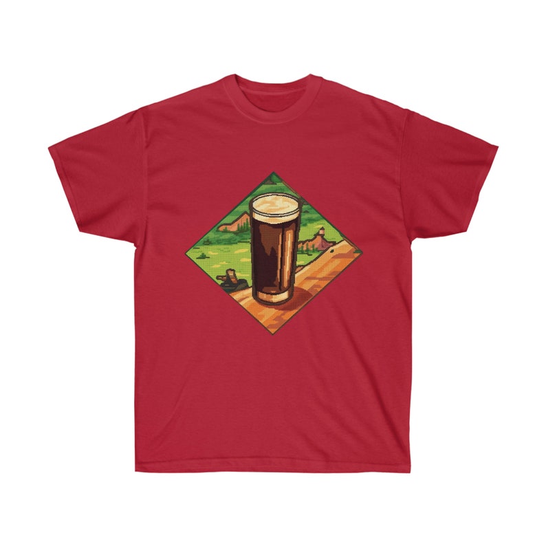 Hand-Stitched Guinness Pint T-Shirt image 1