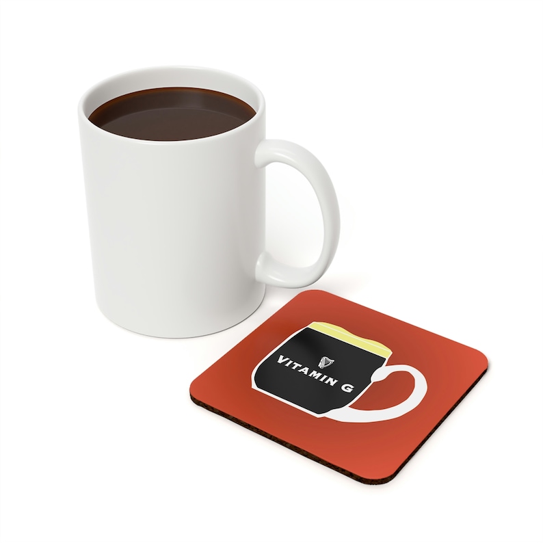 Vintage-Style Guinness Vitamin G Coaster image 1