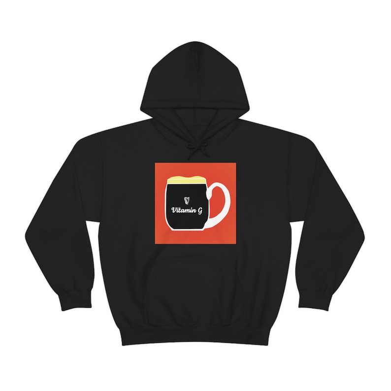Vintage-Style Guinness Vitamin G Hoodie image 1