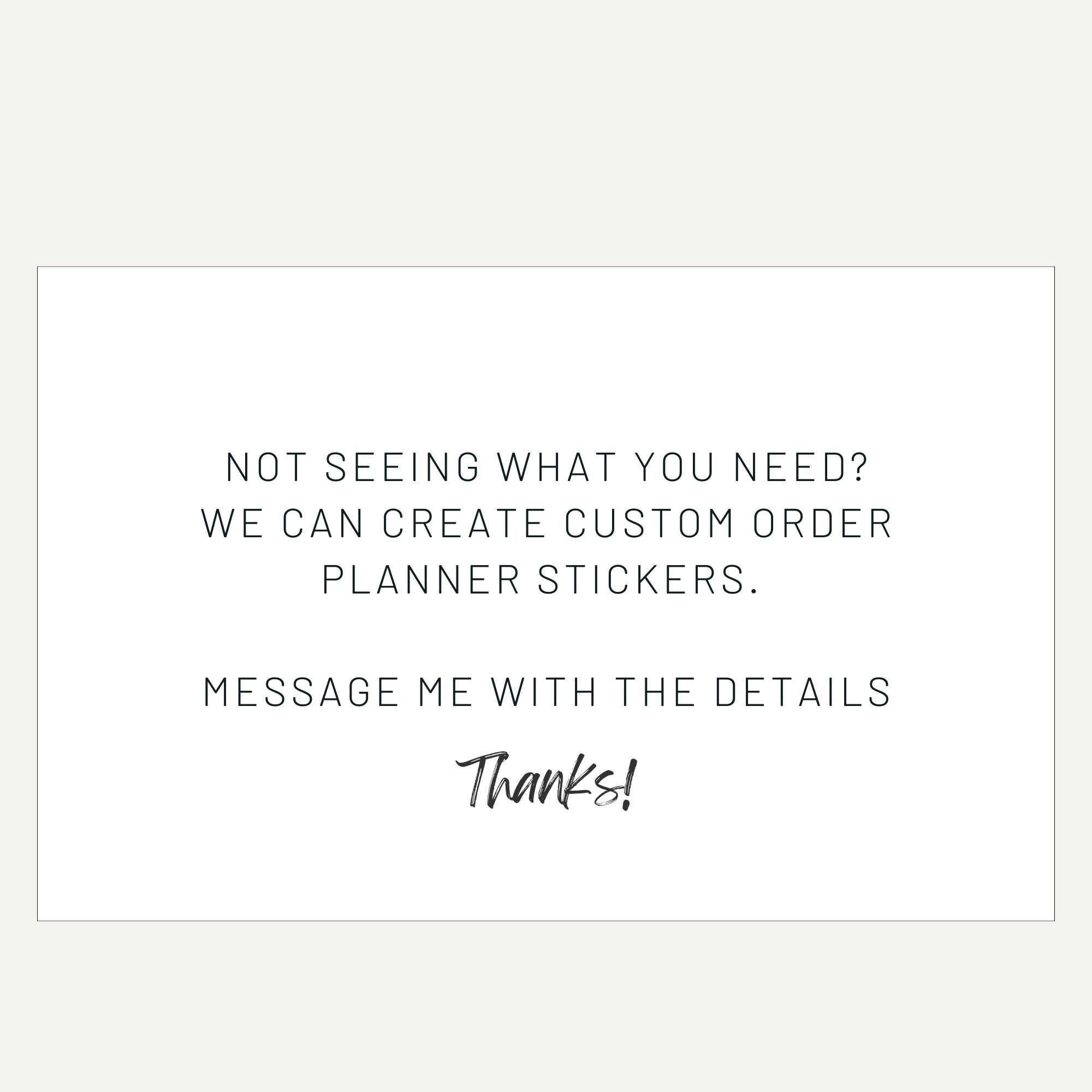 CHECK MARKS Mini Icon Stickers | Minimalist Planner Stickers ...