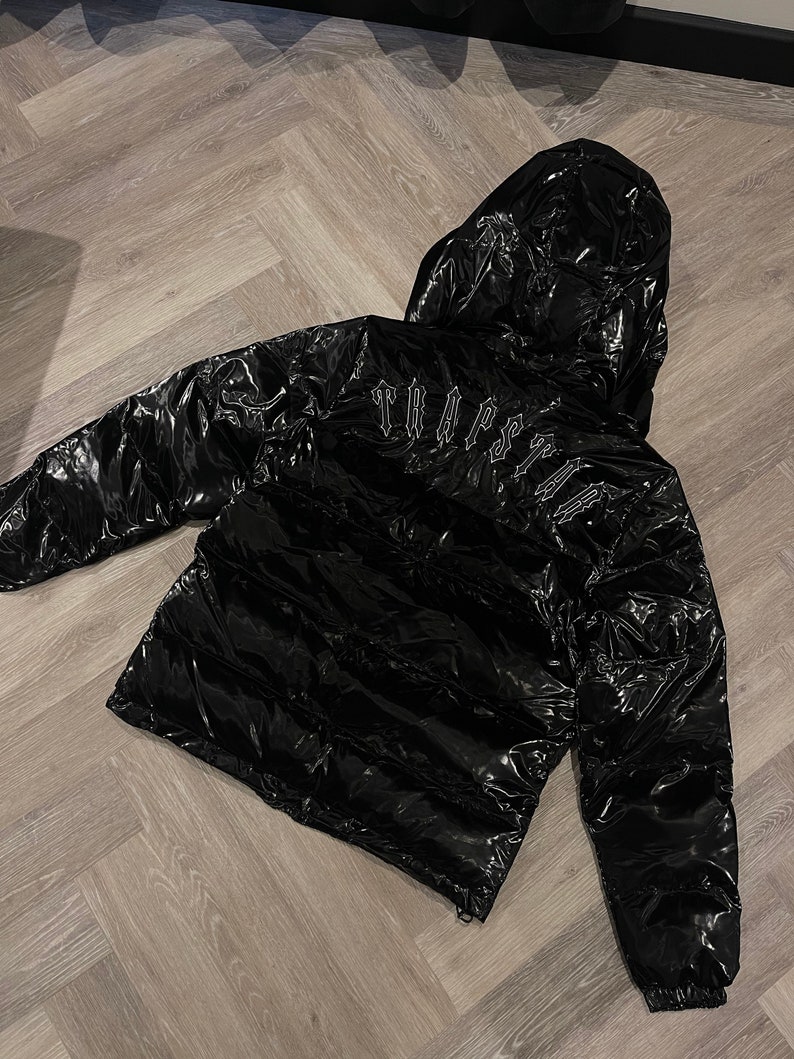Trapstar Irongate Jacke Glänzend Schwarz Etsy.de
