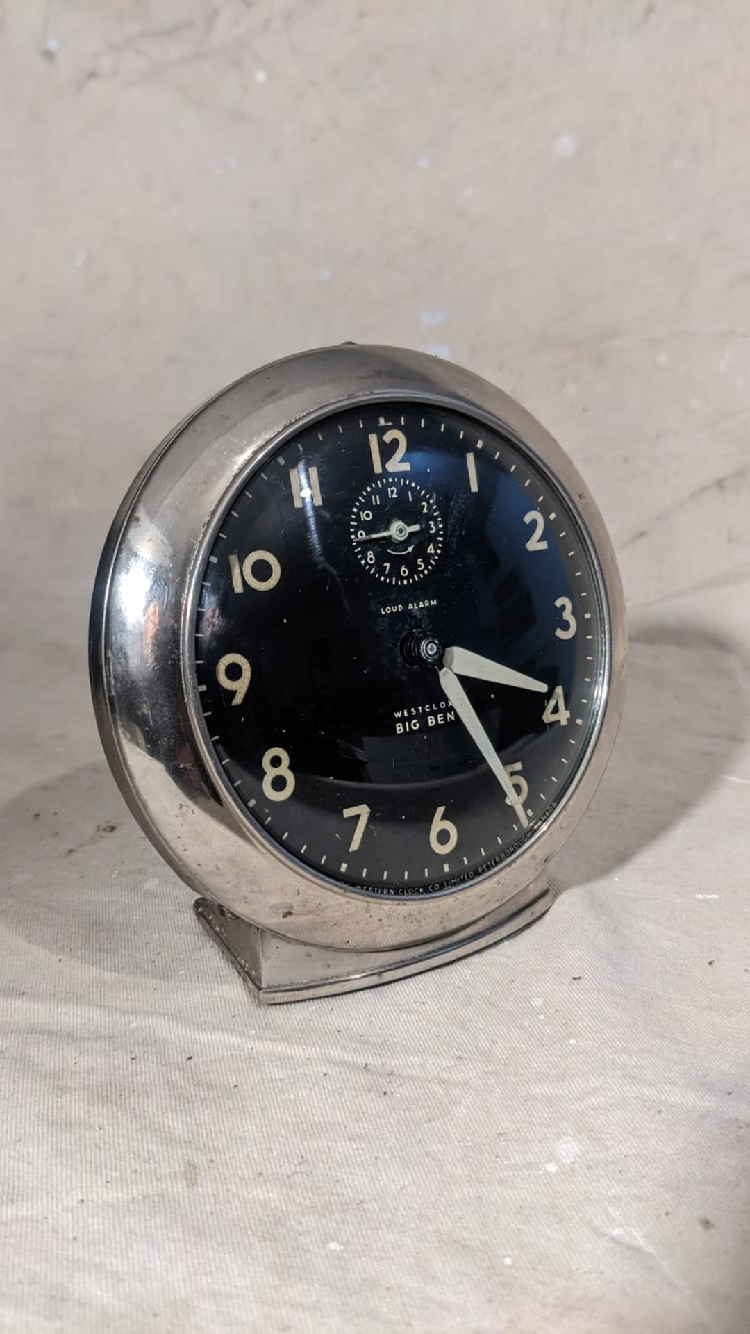 Vintage Westclox Loud Alarm Clock Etsy