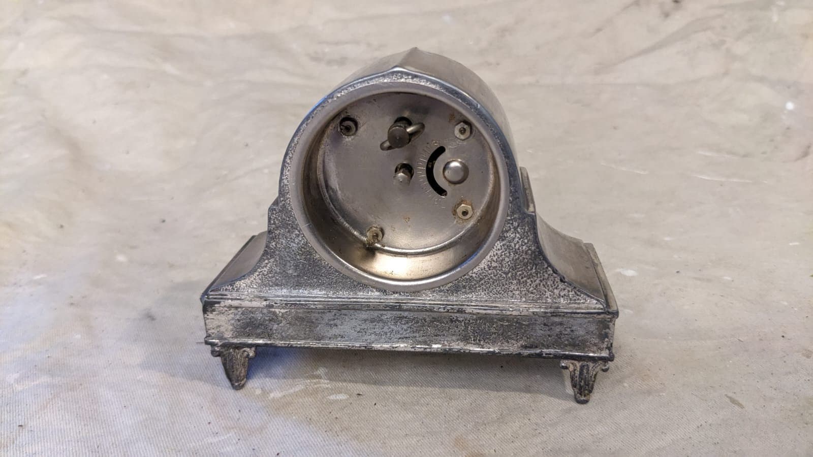 Vintage Pewter Napoleon Hat Clock, Circa 1930s. - Etsy