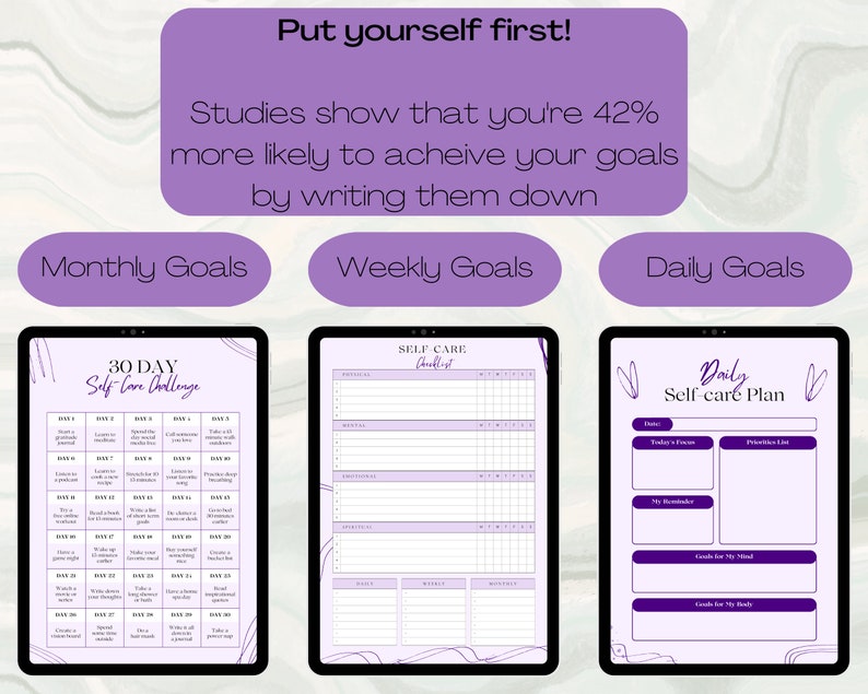 Self Care Checklist, 30 Self Care Challange, Self Care Plan, Habit ...