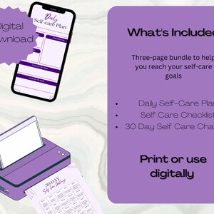 Self Care Checklist, 30 Self Care Challange, Self Care Plan, Habit ...