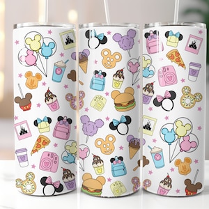 Disney Snack Themed Skinny Tumbler 20oz