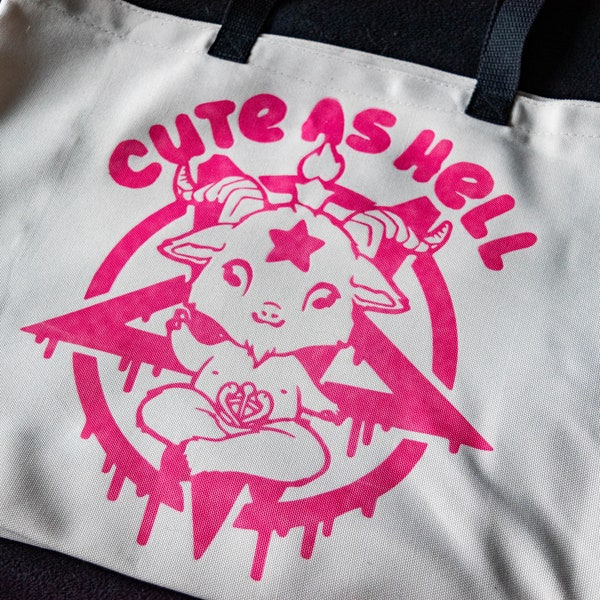 Totebag "Cute as Hell"