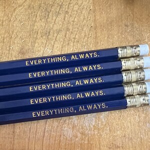 Custom Personalized Hand Stamped Pencils