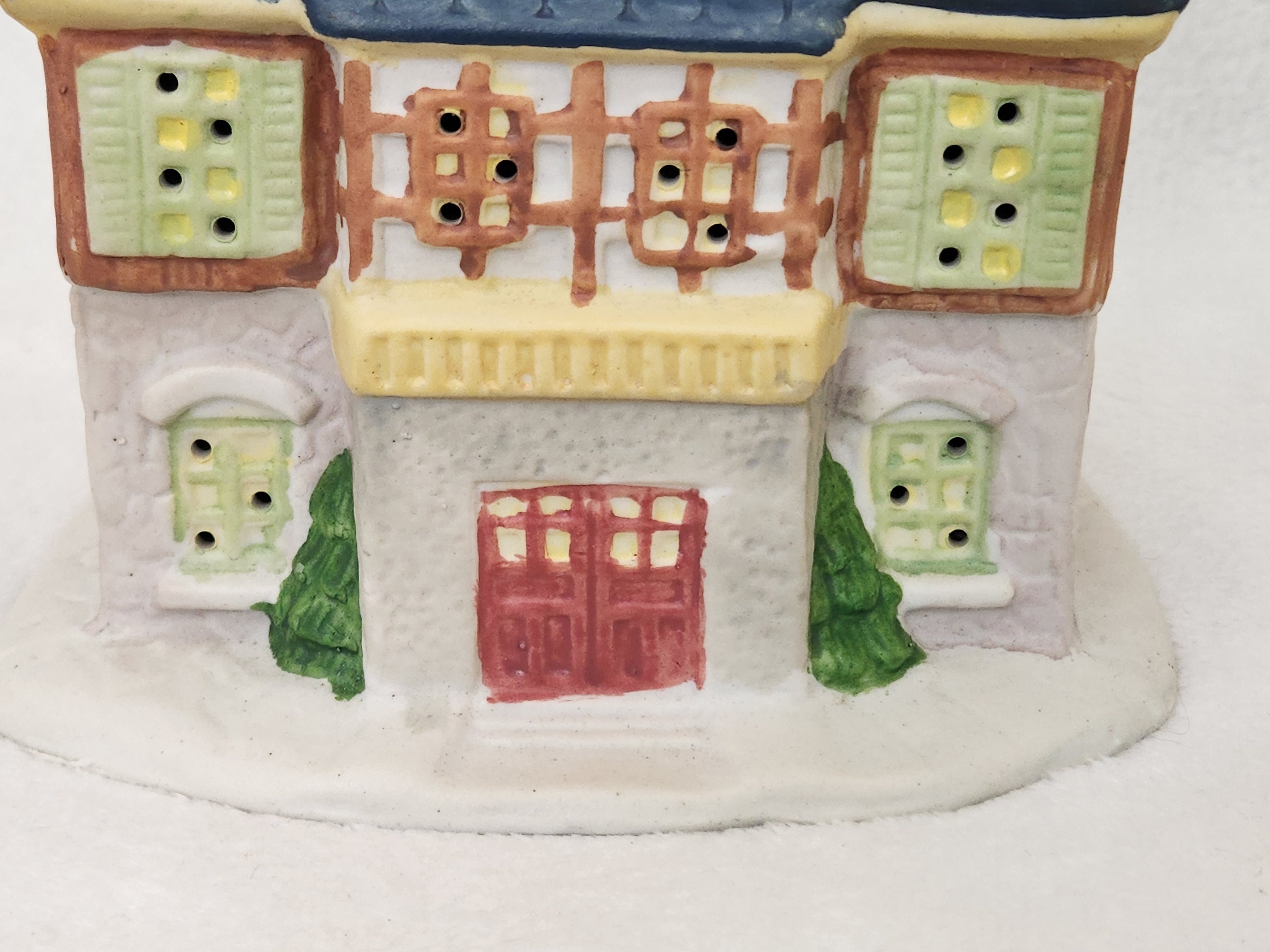 Vintage Light up Christmas Village House Etsy