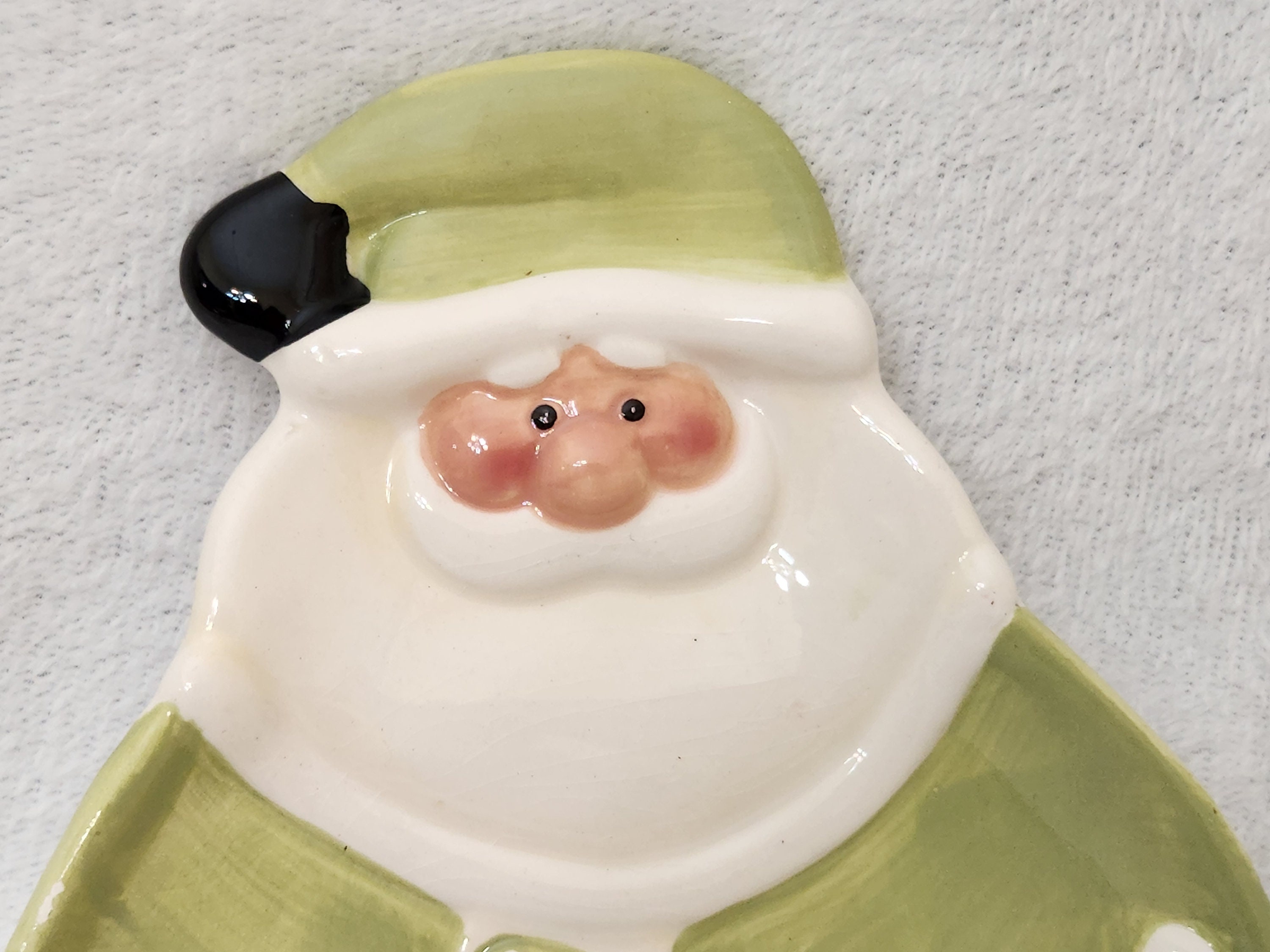 Vintage Christmas Candy Dishes/santa Candy Dish Etsy