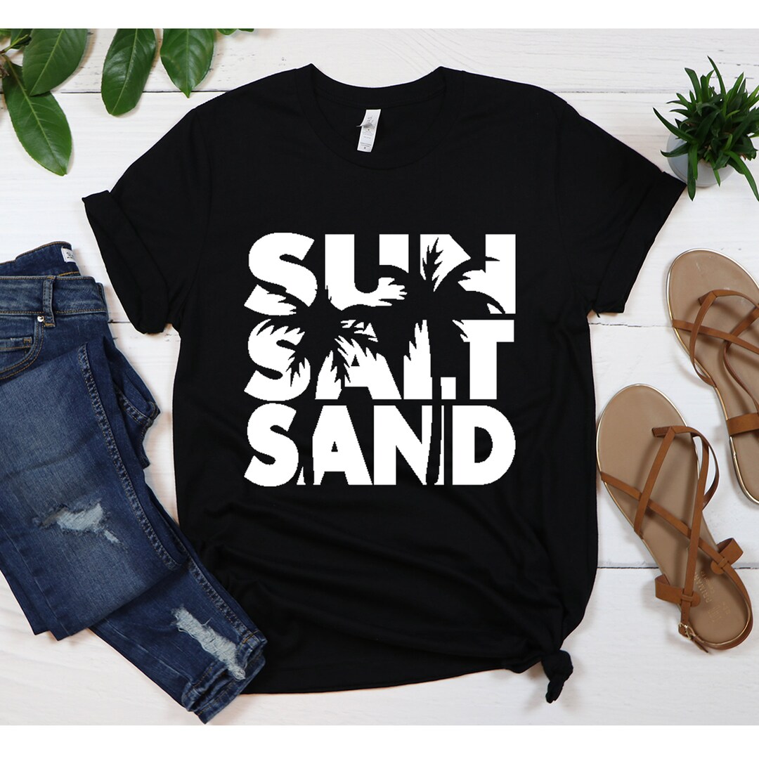 Sun Sand Salt Beach Shirt Retro Comfort Colors T-shirt - Etsy