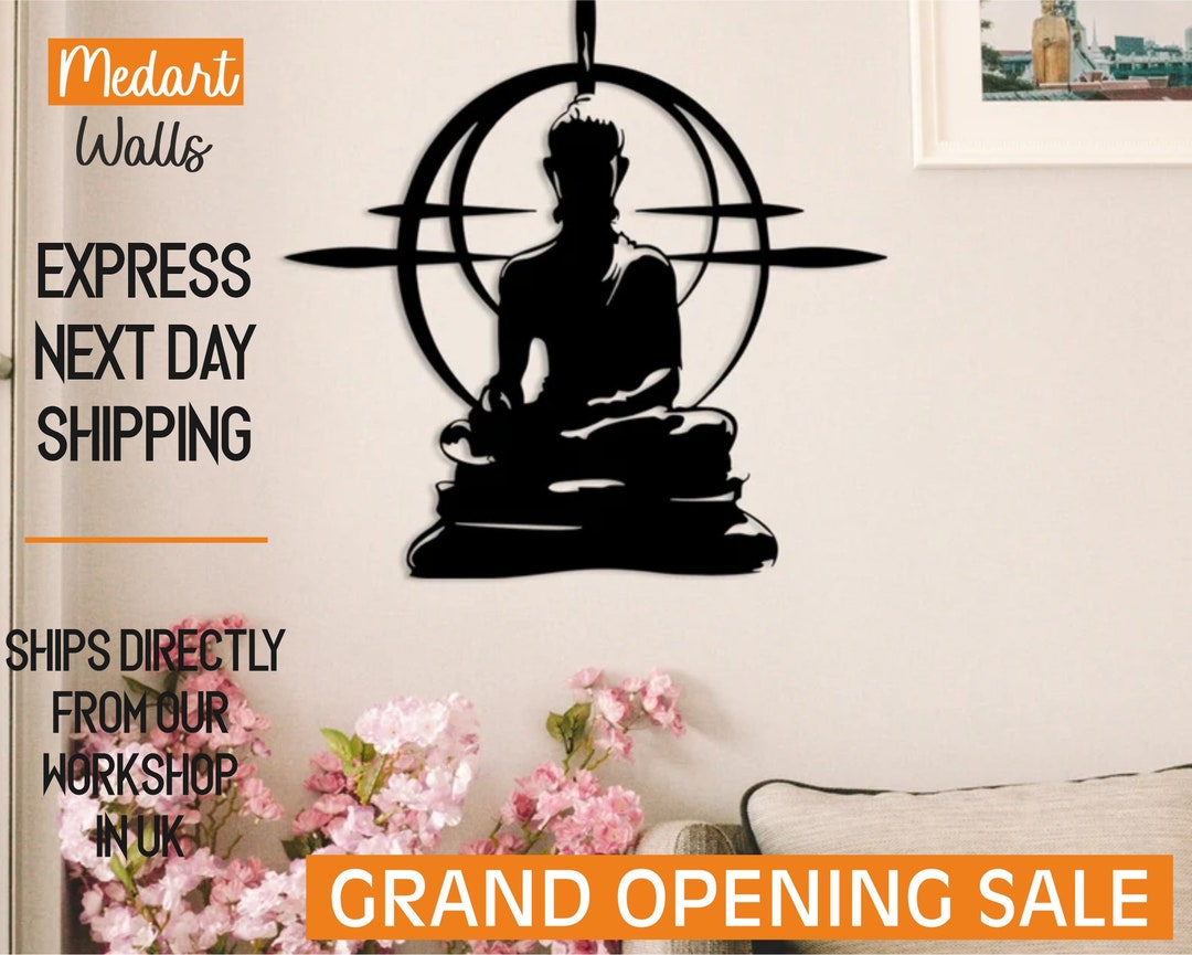 3 Buddha-Wandbilder Aus Holz – Spirituelle Dekoration Für Zuhause, Yoga & Meditation