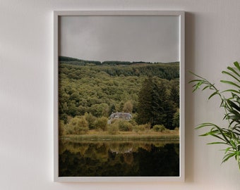 Loch Ard Photo Print, Scotland Photography, Trossachs, Lake House, Tirage photo, Paysage écossais, Art mural, Photographie de paysage