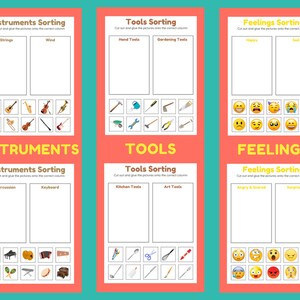 30 Educational Sorting Worksheets for Kids - Fun Learning Games for ...