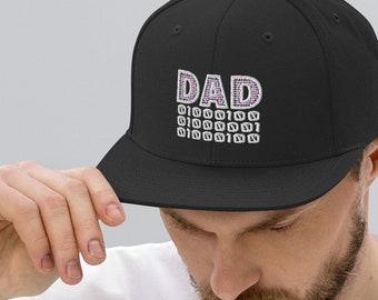 Dad in Binary Snapback Hat