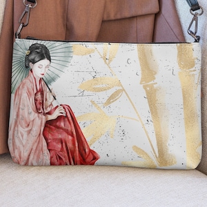 Artistic Japanese Geisha Hand Bag